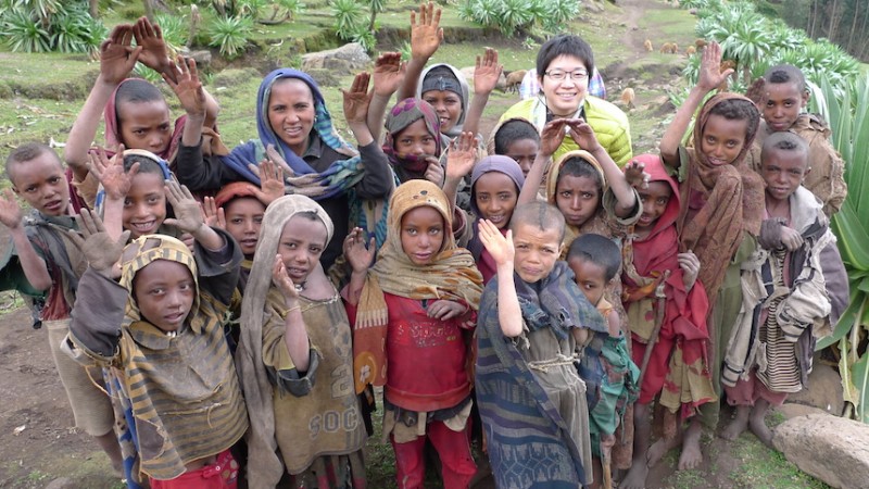 Village children in Ethiopia